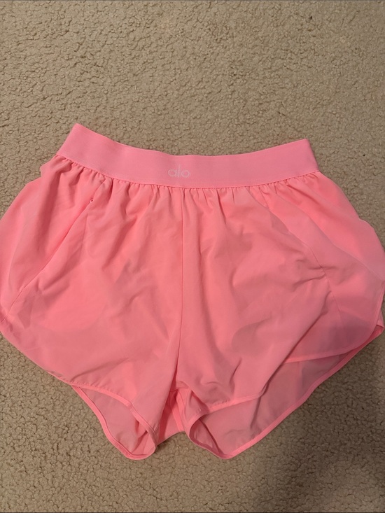 ALO Yoga Pants - ALO Yoga Neon Bubblegum Running Shorts